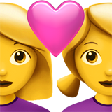 Смайл Любящая пара: две женщины ВКонтакте