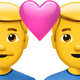 Смайл Любящая пара: двое мужчин ВКонтакте