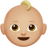 Смайл Ребёнок (светло-коричневый тон) ВКонтакте