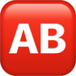 Смайл Группа крови AB ВКонтакте